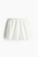 Eyelet-Embroidered Shorts