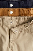 3-pack Twill Pants