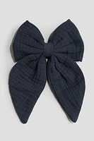 Cotton Muslin Hair Bow