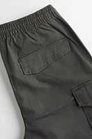 Regular Fit Twill Cargo Shorts