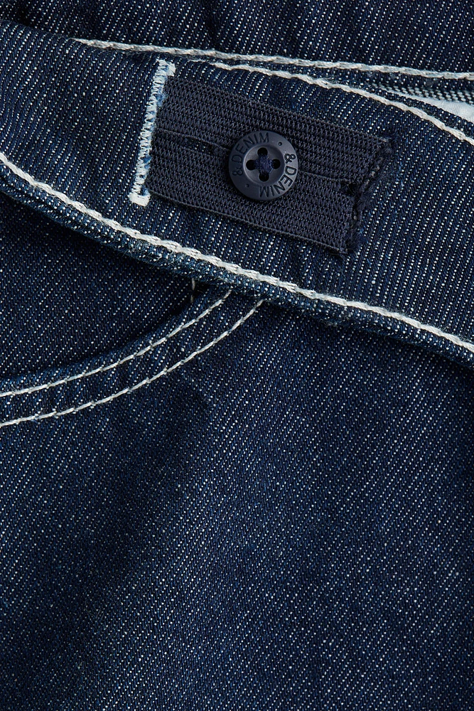 Loose-Fit Denim Shorts