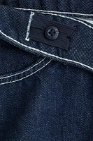 Loose-Fit Denim Shorts