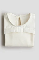 Bow-Detail Jersey Top