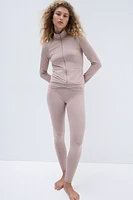 Jersey Cardigan with Zipper