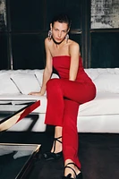 Slit-Hem Pants