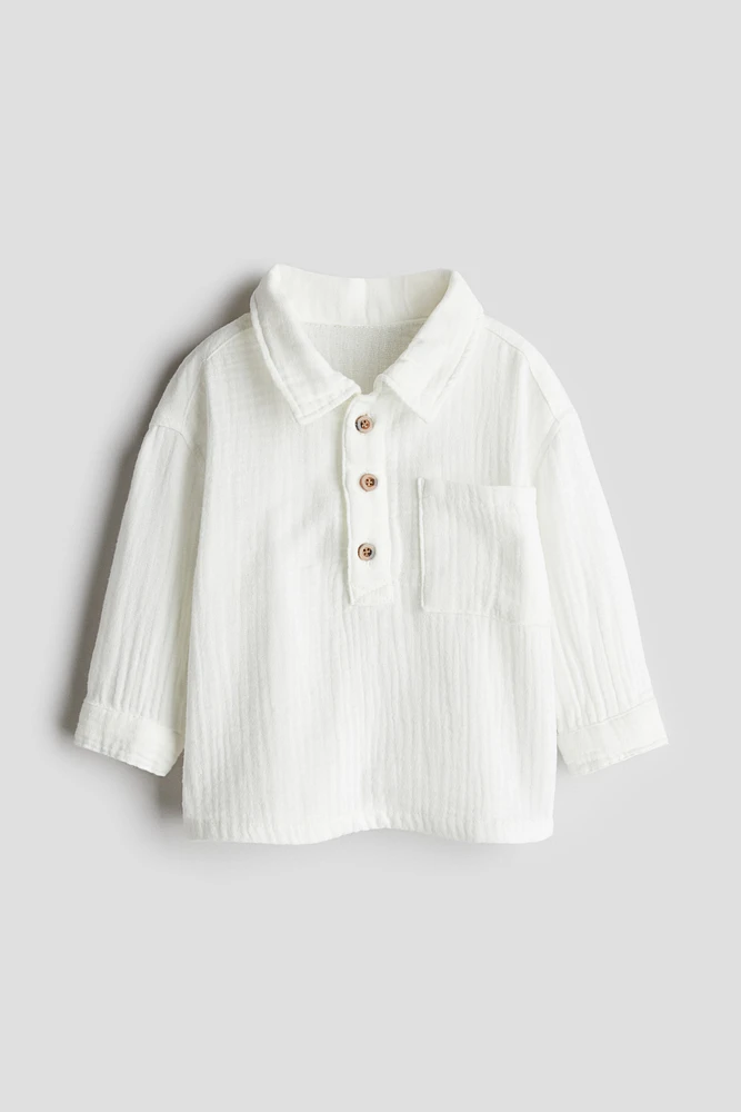 Chemise en mousseline de coton