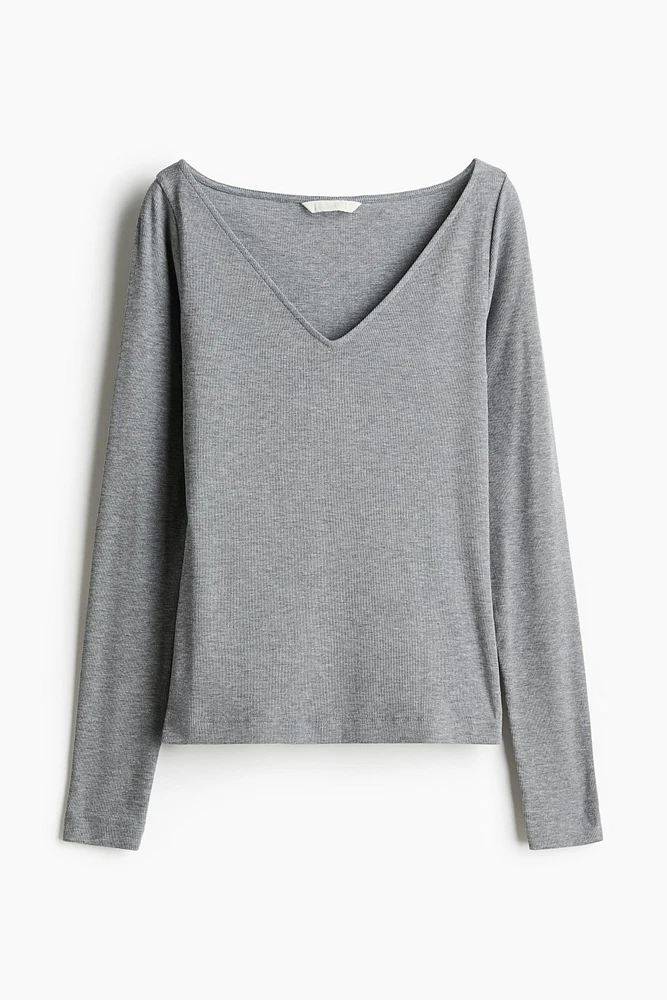Haut en tricot fin