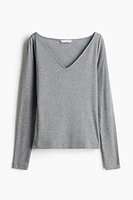 Haut en tricot fin