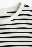 MAMA Ribbed Jersey Top