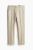 Slim Fit Linen Suit Pants