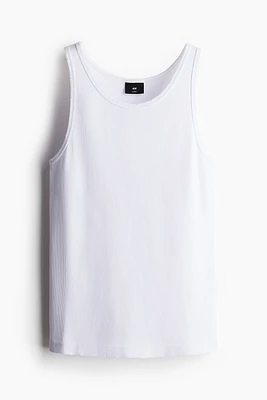 Slim Fit Ribbed Tank Top