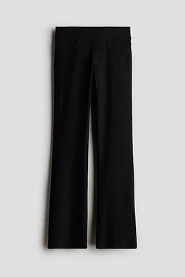 Flared Jersey Pants