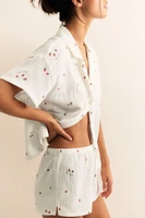 Pyjama en mousseline de coton