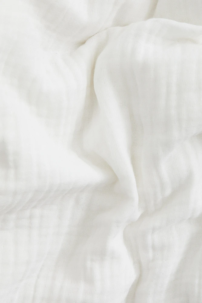 Muslin Twin Duvet Cover Set