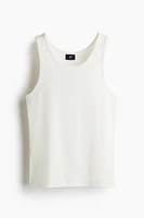 Slim Fit Ribbed Tank Top