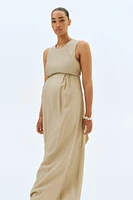 MAMA Robe longue avec boucle dans le dos