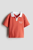 Embroidered-Detail Polo Shirt
