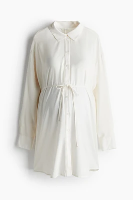 MAMA Before & After Tie-belt Shirt