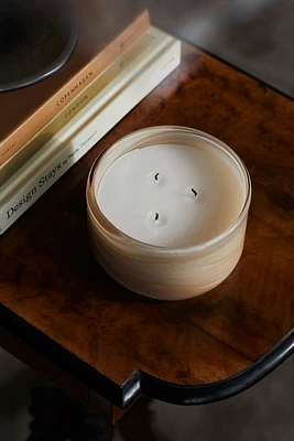 Large Scented Candle Glass Holder