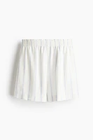 Short en lin mélangé