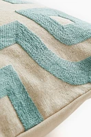 Housse de coussin à motif