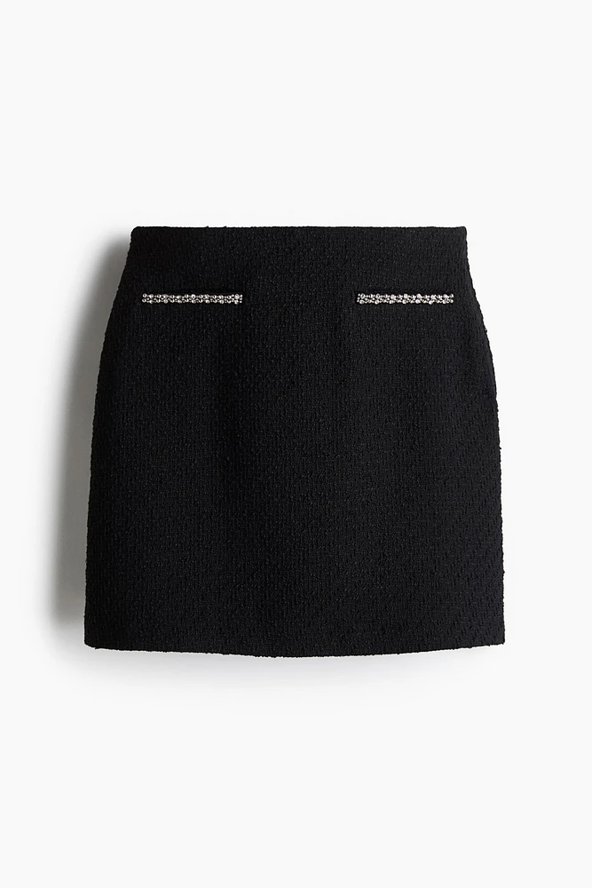 Bouclé Mini Skirt