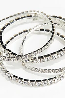 4-pack rhinestone bracelets