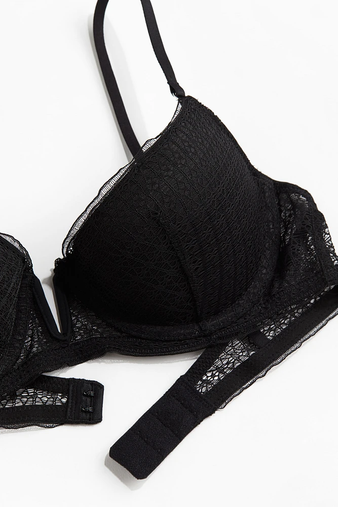 Lace Demi Push-Up Bra