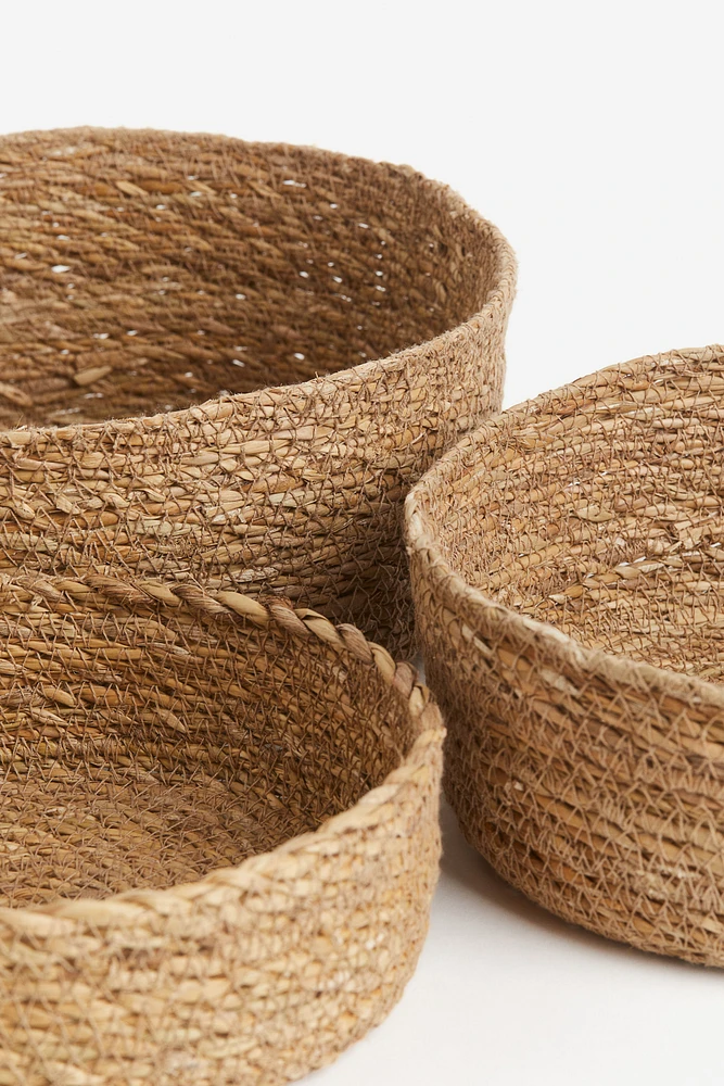 3-pack Seagrass Storage Baskets