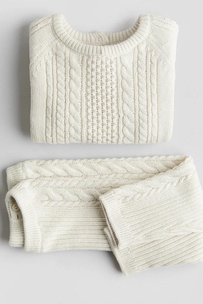 2-piece Cotton-Knit Set