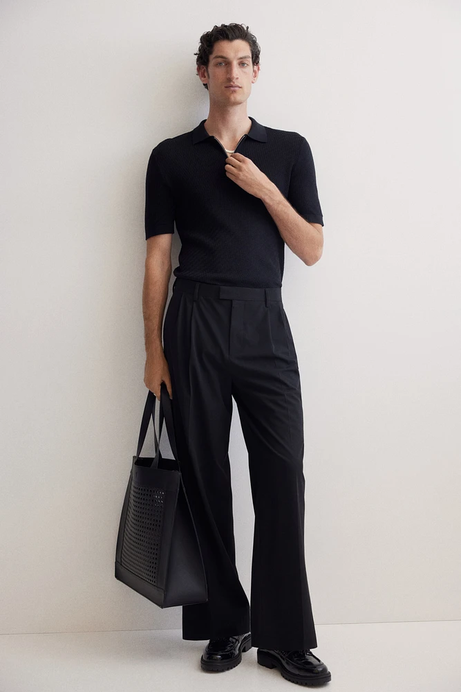 Pantalon habillé coupe ample