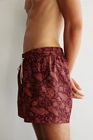 Patterned Swim Shorts