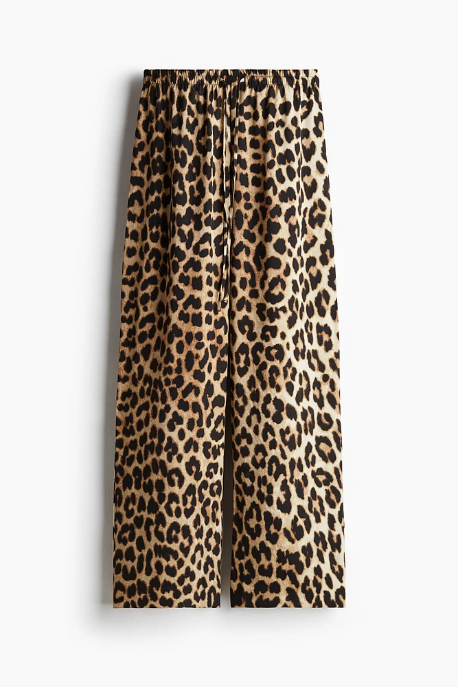 Pantalon en sergé avec cordon de serrage