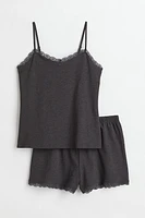 Pajama Camisole Top and Shorts