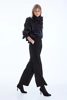 Wide-Leg Dress Pants