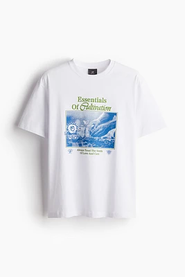 T-shirt imprimé Coupe Flottante