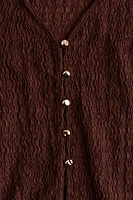 Textured Jersey Top