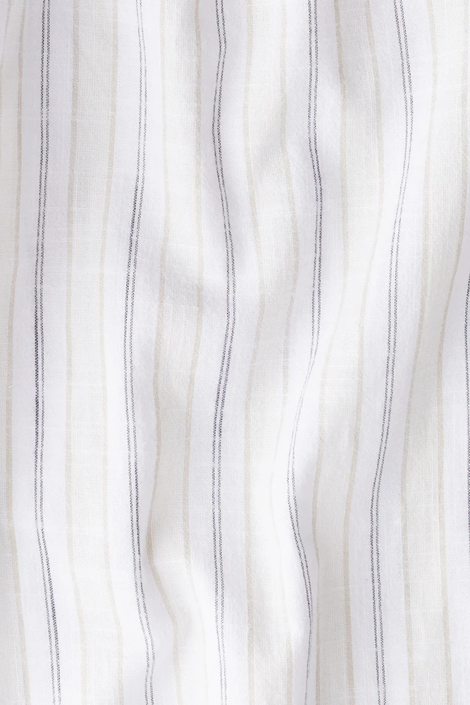 Pantalon coupe décontractée en coton
