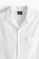 Regular Fit Linen-Blend Resort Shirt