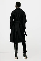 Tie Belt Coat