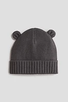 Fine-Knit Cotton Beanie