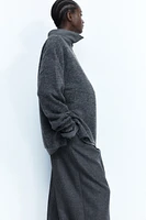 MAMA Slit-Hem Sweater