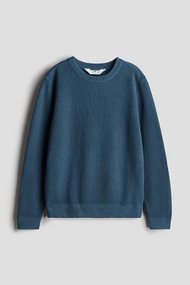 Textured-Knit Sweater