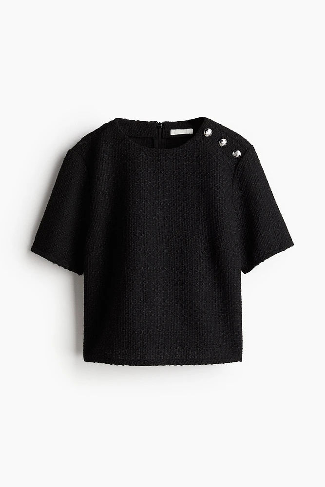 Bouclé Blouse