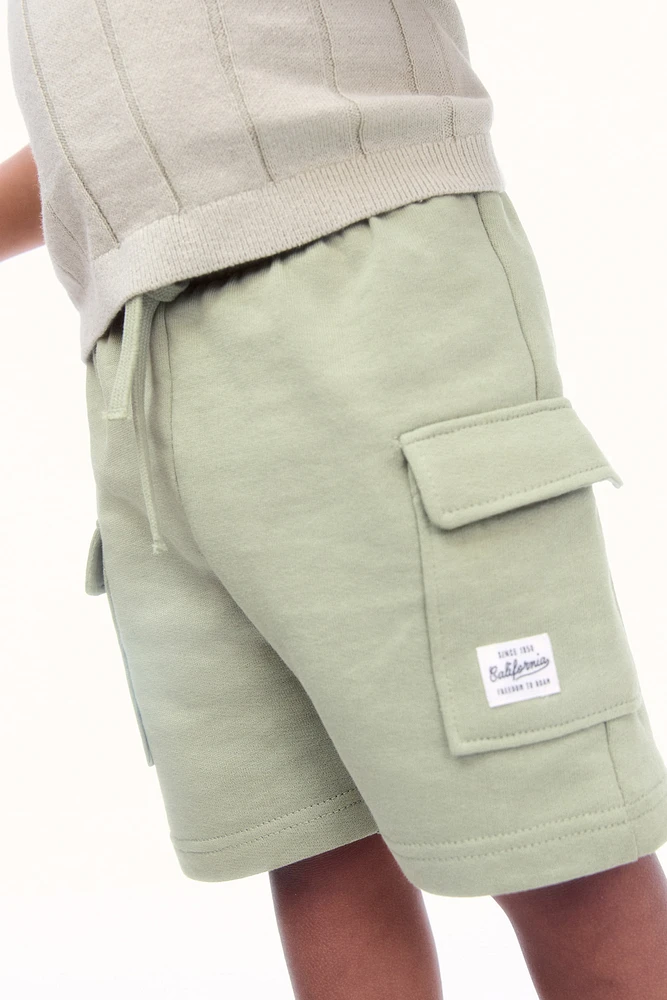 Short cargo en molleton