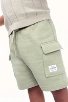 Short cargo en molleton