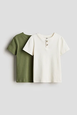 2-pack Henley T-shirts