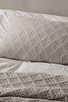 Housse de coussin matelassée