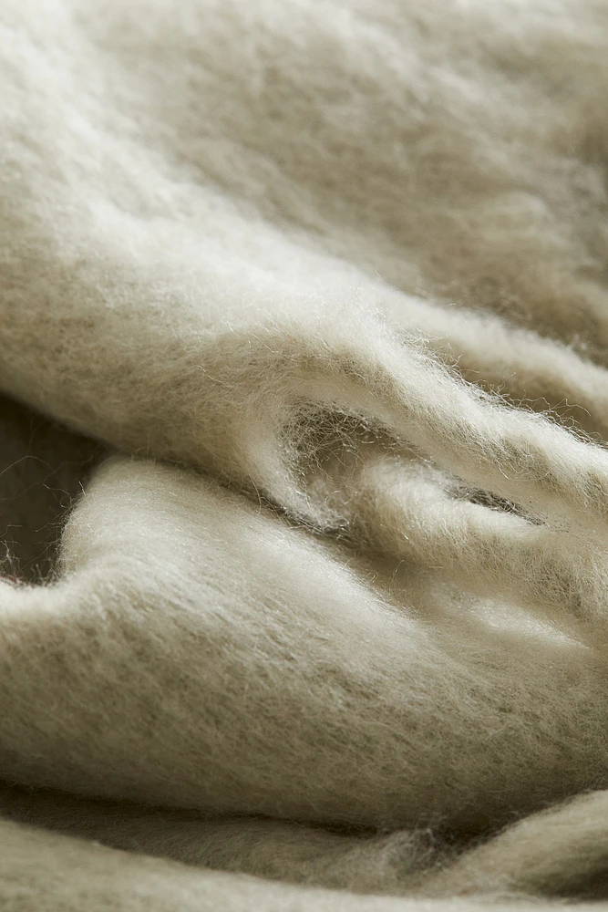 Wool-blend Throw