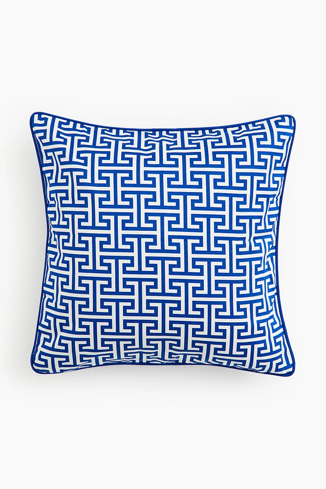 Patterned Cotton Cushion Cover